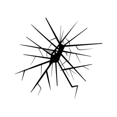 Çatlak duvar, çatlak illüstrasyon