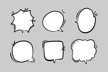 Tasarım amaçları için komik baloncuklar