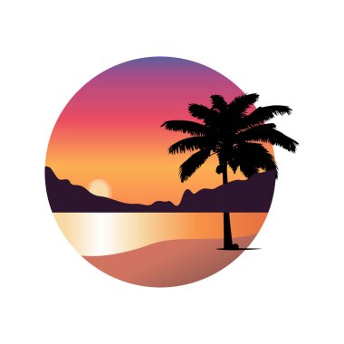 Retro tarzı dağ tasarımı. Tişörtler ve diğer kullanım alanları için vektör grafikleri.