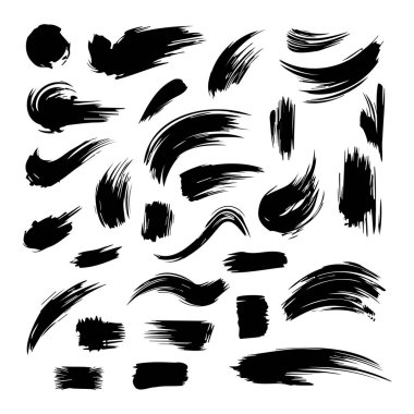 Siyah Tehlike Fırçaları. Grunge Doku. Flama SancağıName.