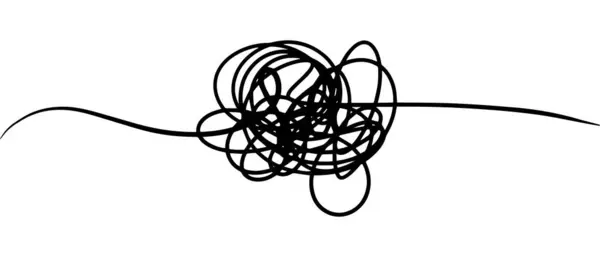 Karalanmış yuvarlak öge, Vektör illüstrasyonuyla karmaşık yolun sembolü.