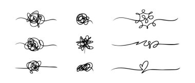 Karalanmış yuvarlak öge, Vektör illüstrasyonuyla karmaşık yolun sembolü.
