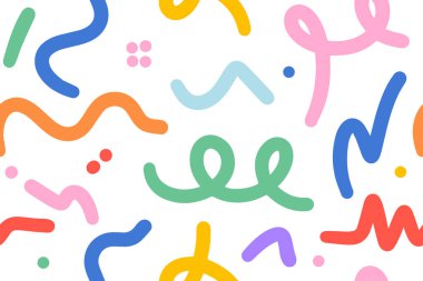 Basit renksiz desenler koleksiyonu. Gerekli tasarım bileşimi için uygun