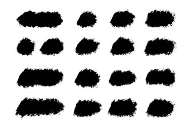 Siyah Tehlike Fırçaları. Grunge Doku. Flama SancağıName.