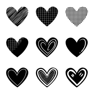 Doodle Heart, aşk sembolü ikonu