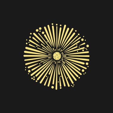 Havai fişek çizimi, yıldız patlaması çizimi