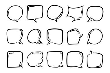 Tasarım amaçları için komik baloncuklar