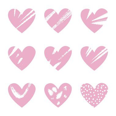 Aşkın ya da kalbin el çizimi sembolü