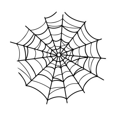 Özel kutlamalar için Örümcek Ağı İllüstrasyonu