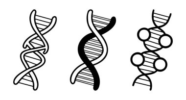DNA Çift Helix Diyagram Çizim Koleksiyonu