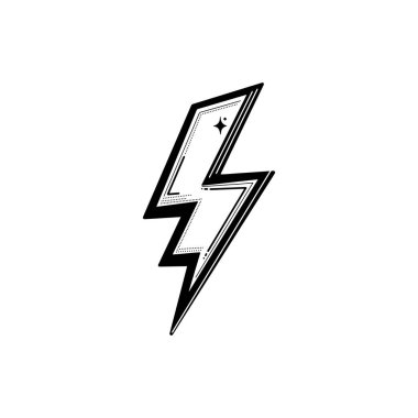 Yıldızlı Elektrik Sürgüsü Sembolü