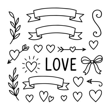 Romantik El, Kalpli, Kurdeleli ve Oklu Aşk Elementleri