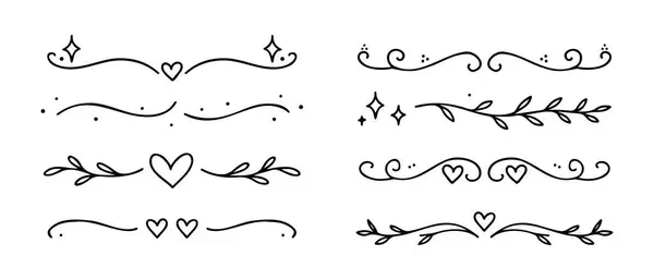 Doodle Böcek Koleksiyonu ya da sınır çiçeğinin altını çiz