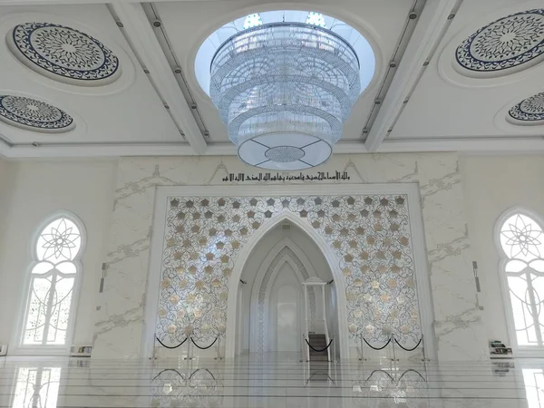 Bogor Indonesia Nov 2022 Atmosphère Intérieur Mosquée Thohir — Photo