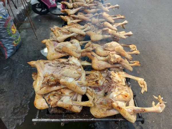 Panggang Ayam Kampung Pollo Asado Libre Con Receta Estilo Indonesio —  Fotos de Stock