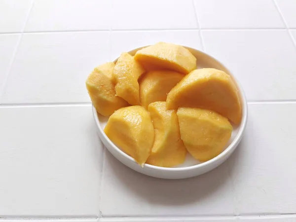 Honey Mangoes One Mango Cultivars Indonesia Mango Called Mango Honey — Stock Photo, Image