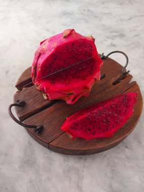 ejderha meyvesi parçaları. Sağlıklı yemek.