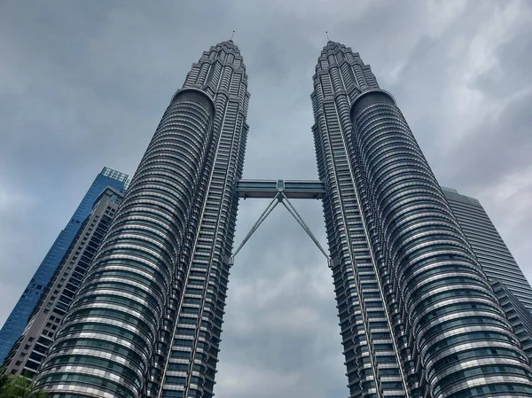 Kuala Lumpur Malaysia August 2023 Thepetronas Towersor Menara Berkembar Petronasal — Stock Photo, Image