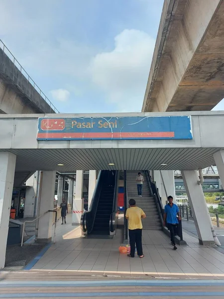 Kuala Lumpur Malásia Agosto 2023 Pasar Seni Station Itis Uma — Fotografia de Stock