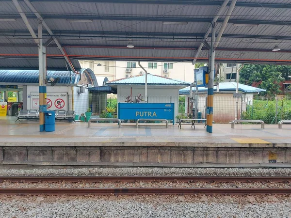 Kuala Lumpur Malaisie Août 2023 Station Putra Komuter Est Train — Photo
