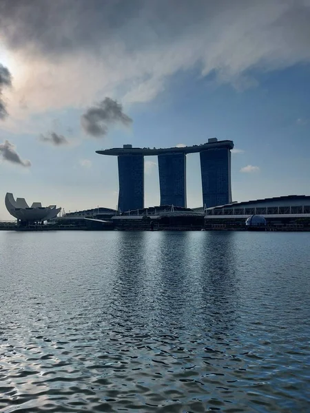 Сінгапур Сінгапур Сінгапур 2023 Вид Затоку Марина Сінгапур — стокове фото