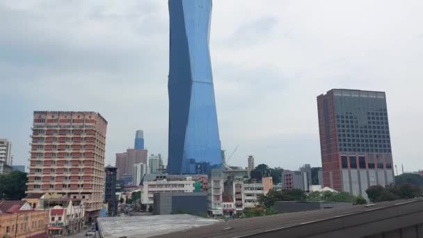 Kuala Lumpur Ağustos 2023 Merdeka 118Or Menara Warisan Merdeka 118And — Stok video