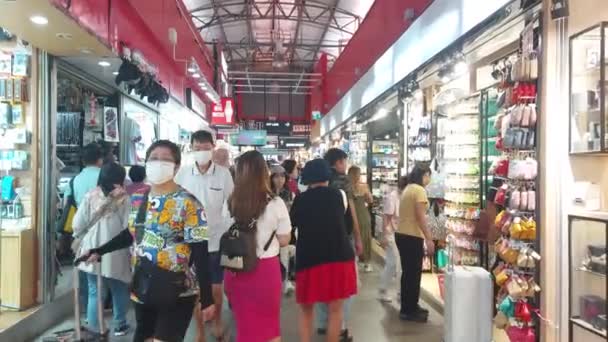 Bugis Singapura Agosto 2023 Bugis Street Market Bem Conhecido Por — Vídeo de Stock