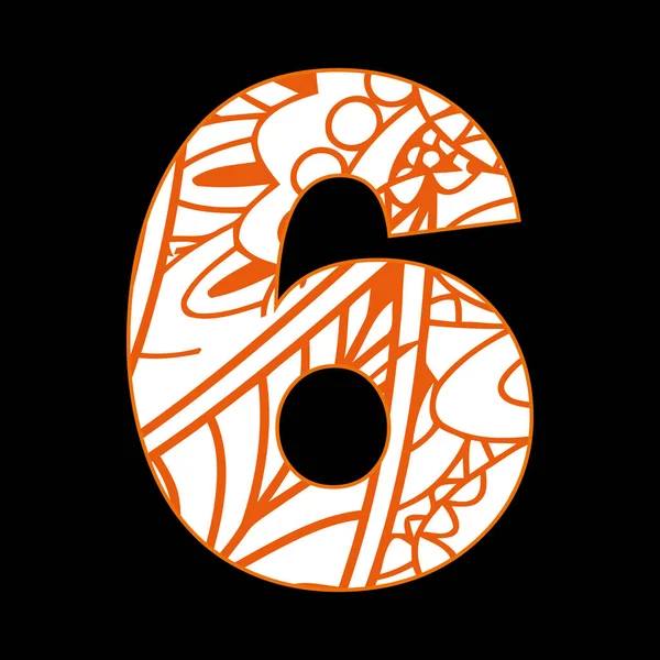 Yetişkin süslemeleri için renkli yazı tipi boyama sayfası Çocuk etkinliği öğrenimi için