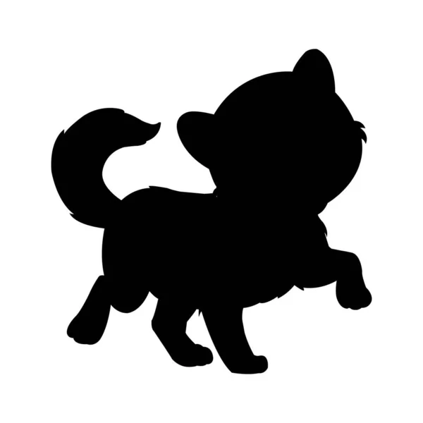 子供のためのクリスマス猫シルエット動物着色本 Zentangle猫ベクトル — ストックベクタ