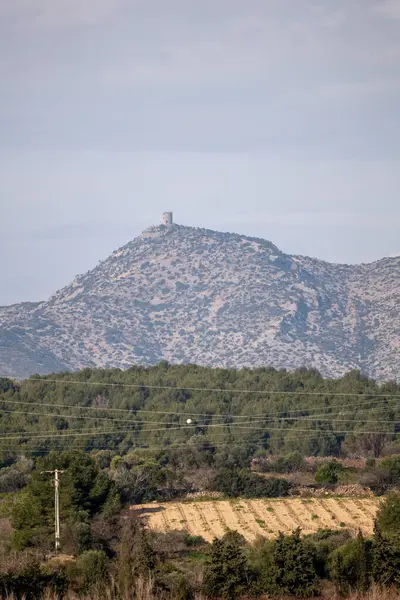 İspanya 'daki eski bir kasabanın manzarası