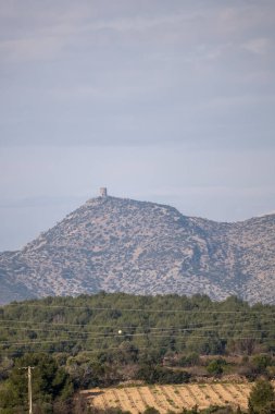 Eski kalenin güzel bir manzarası.