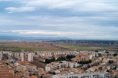 Barselona şehrinin manzarası