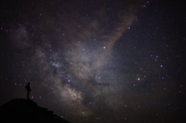 Samanyolu ve gökyüzündeki yıldızlar