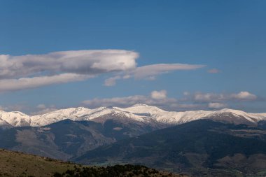 Karpat dağlarındaki dağ manzarası