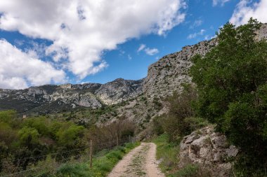 Dağlardaki güzel dağ manzarası