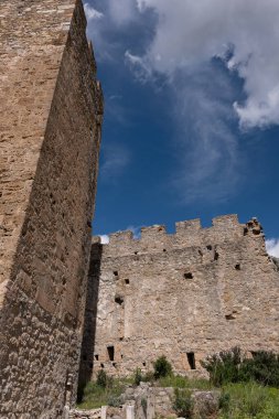 Güney Cadiz, İspanya 'daki antik Castel del Cavia kenti.