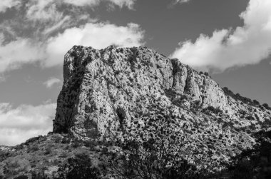 Beton adasının güzel manzarası