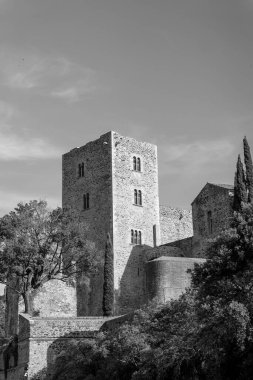İsrail 'in kuzeyindeki Akdeniz' in eski kasabasının kalıntıları.