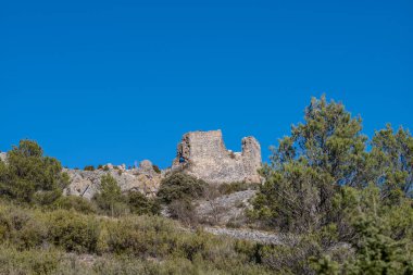 La Rioja İspanyol köyünün şatosu