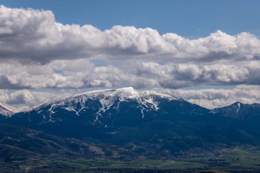Güzel dağ manzarası. doğa arkaplanı