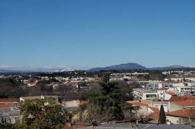 Lizbon, Portekiz 'deki tepenin tepesinden manzara