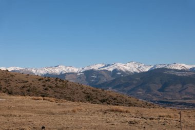 Dağların güzel manzarası