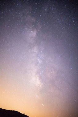 Yıldızlı güzel gece gökyüzü