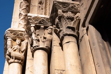 Barselona, İspanya 'daki antik Roma sütunları