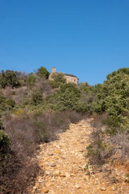İspanya 'nın eski deniz kıyısının manzarası
