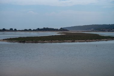 İtalya 'daki sahil manzarası.