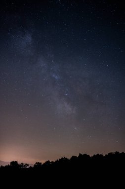 Yıldızlı güzel gece gökyüzü