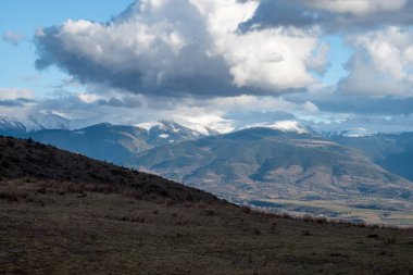 Dağların güzel manzarası