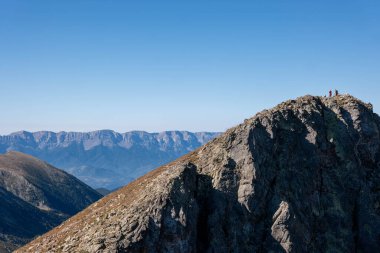 Dağların güzel manzarası