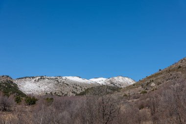 Dağların güzel manzarası